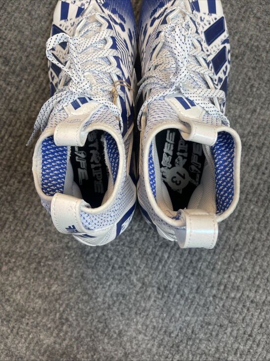 adidas Freak 23 7v7 SMU Football Cleats Men Size 13 White Royal Blue GW4167 NEW main image 5